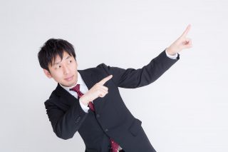 テンションが高いサラリーマン